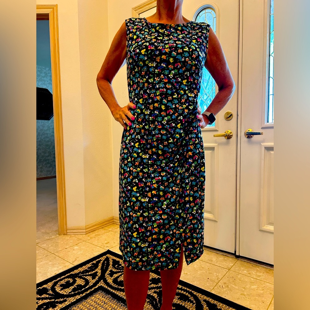 Vibrant floral dress